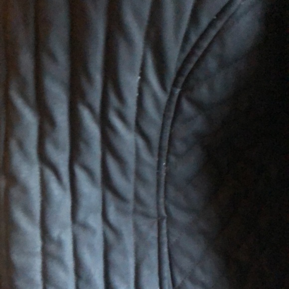 Mudd black jacket /white faux fur detachable collar XL/pink lining /mid 2000's - Picture 5 of 16